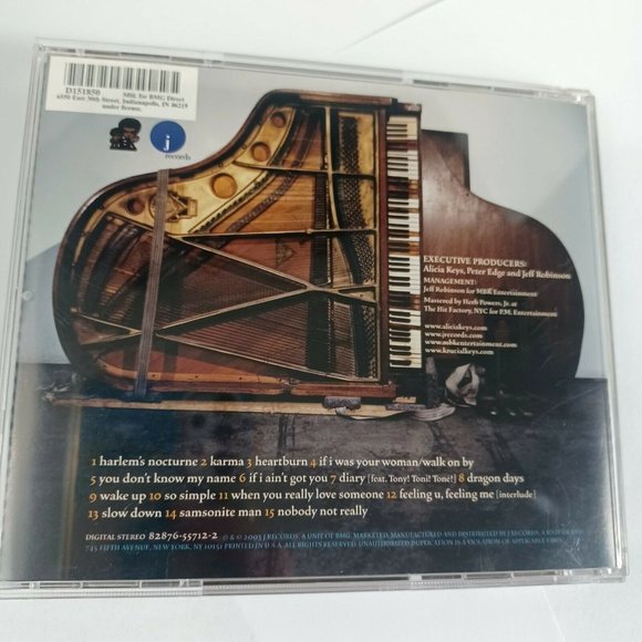 🔥4/$20 Alicia Keys The Diary Of Alicia Keys CD -R&B Soul 2000s *MINIMAL WEAR - Picture 3 of 14